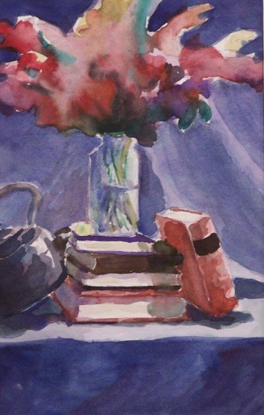 Watercolor still life by Rondall Reynoso