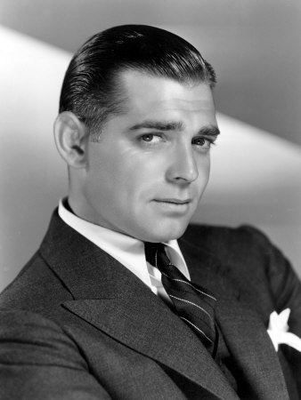 Clark Gable, typical studio portrait of the time