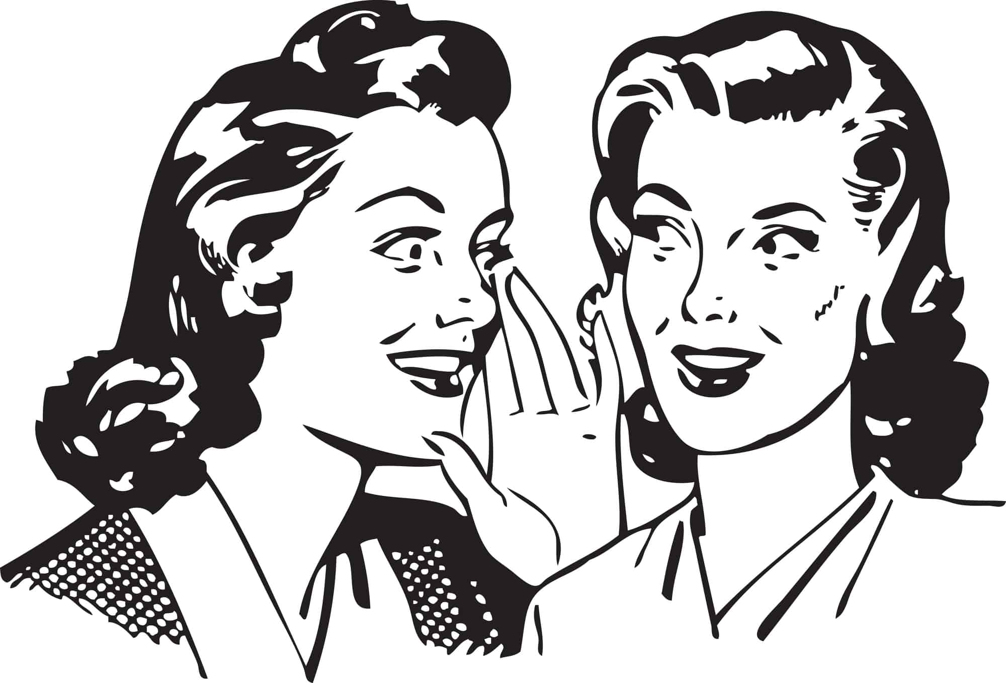 women gossip secret