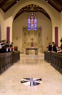 St. Alberts Priory_brothers in prayer