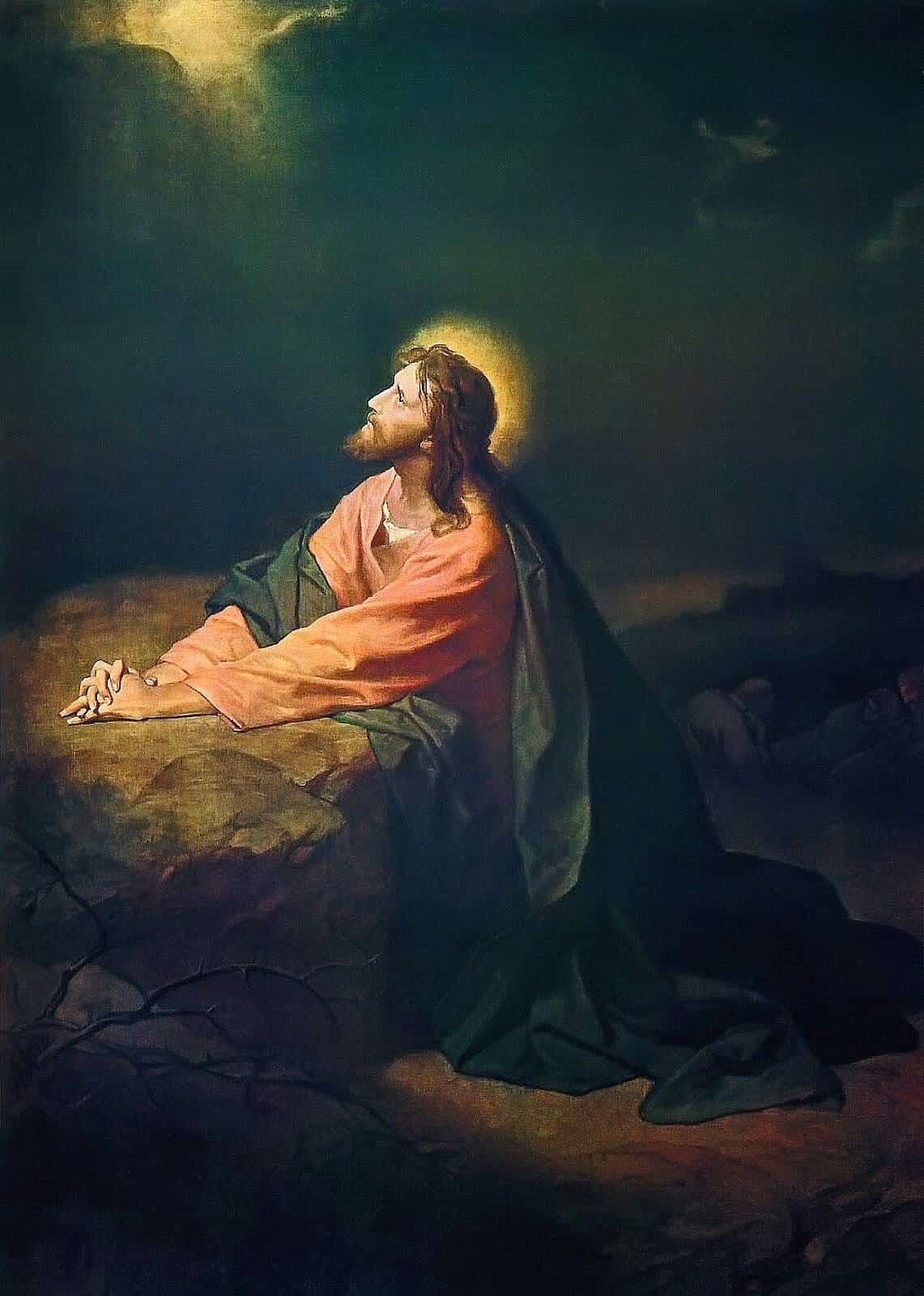 Heinrich Hoffman Jesus in the Garden of Gethsemane, 1890