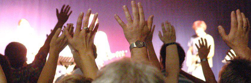 Worshiping hands