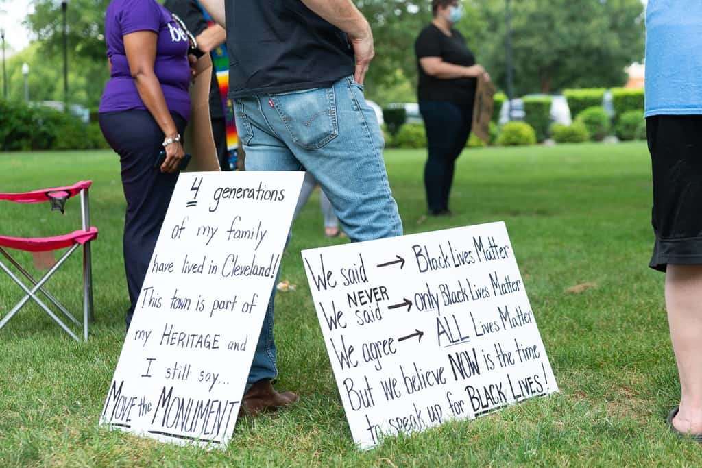 Protest signs