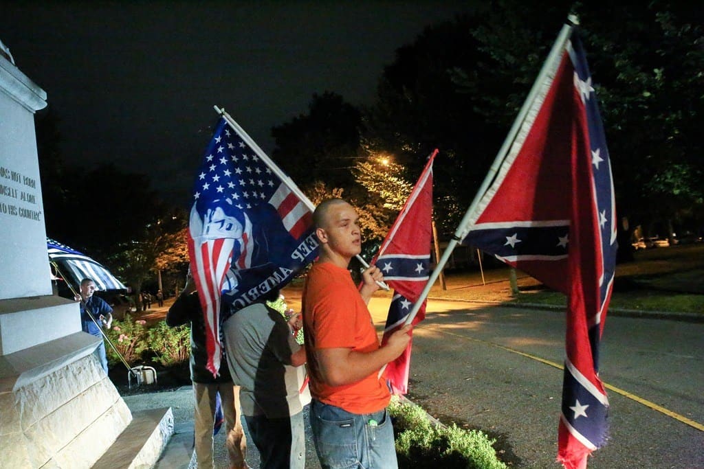 Confederate Monument: Betrayal, Trump Train, and Moving Forward Trump Train