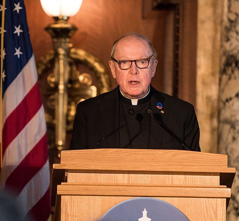 Priest prays Biden will be given 'the wisdom of Solomon' Leo O'Donovan