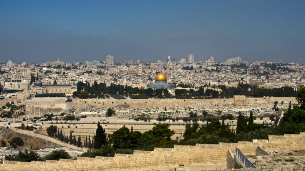 Israel pauses plan to expropriate land of Christian holy sites Temple Mount view from Mount of Olives
