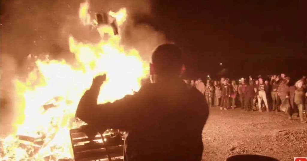 Pastor Vows to Fight 'Demonic Forces' with Fire greglockebonfire