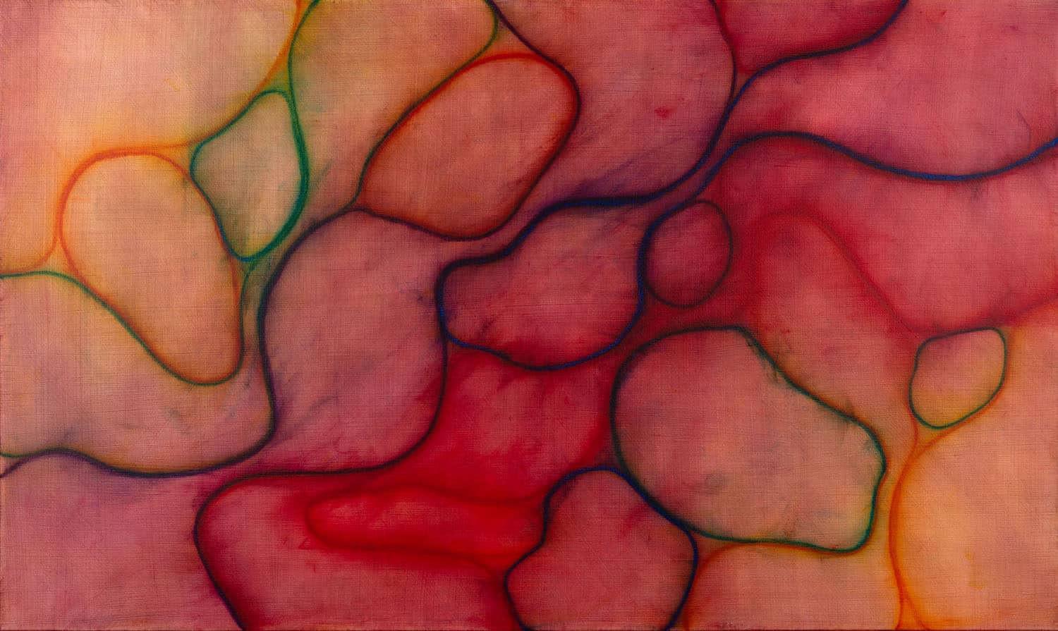 Covenant X, pastel & acrylic on canvas, 36โ x 60โ