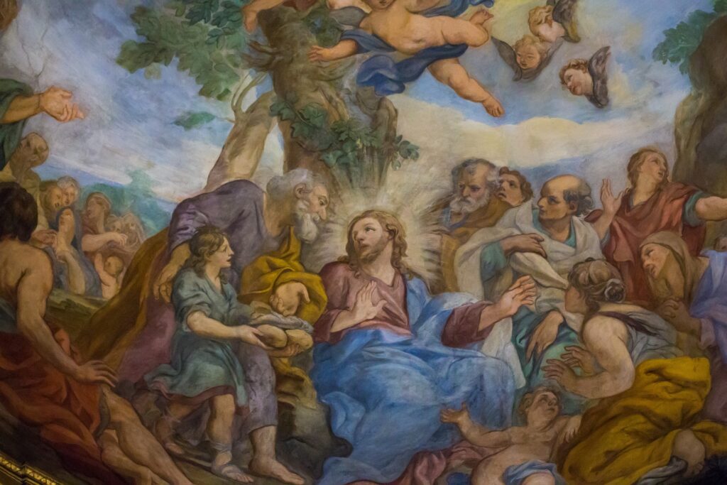 ‘Expedition Unknown’ features site where Jesus performed miracles A painting depicts Jesus with angels above him.