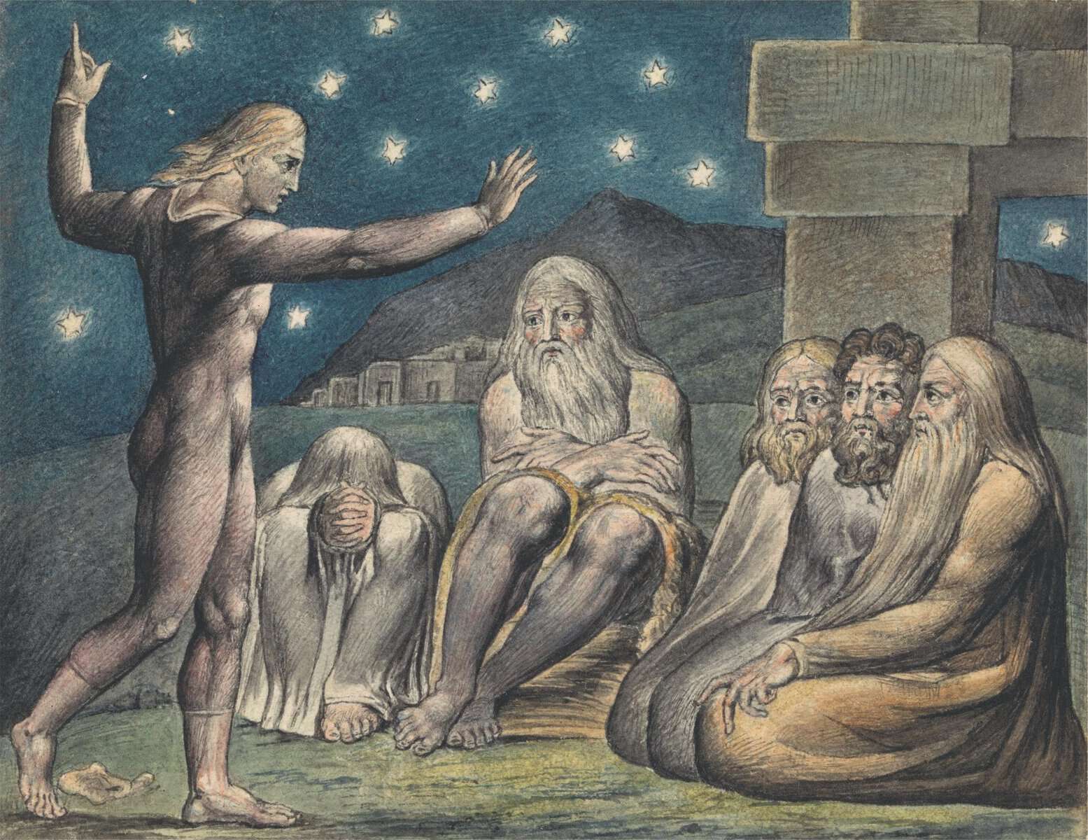 The Wrath of Elihu by John Linnell