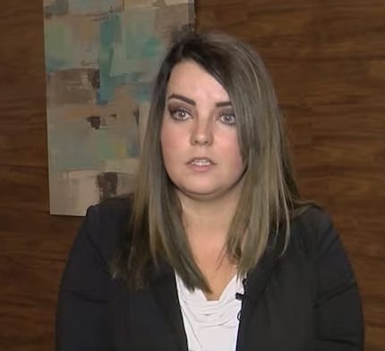 SBC abuse victim Samantha Killary in a video screen capture.