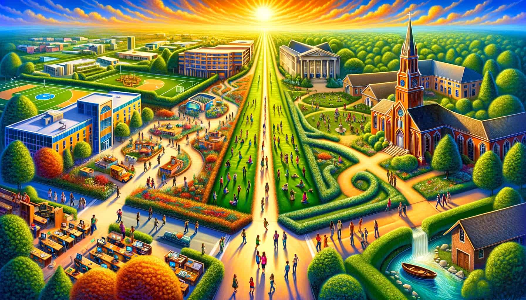 A Path Dividing into Two