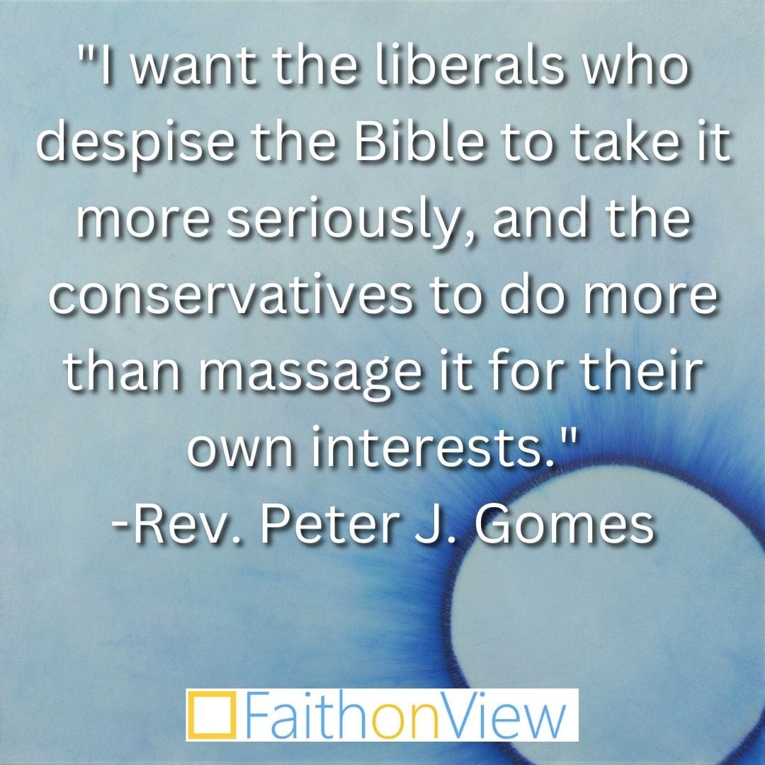 Rev. Peter J. Gomes