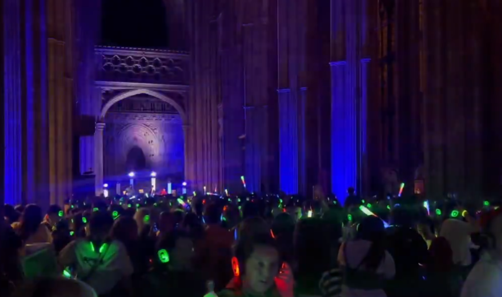 Disco in the cathedral: Innovation or desecration? A Disco taking place in a Cathedral