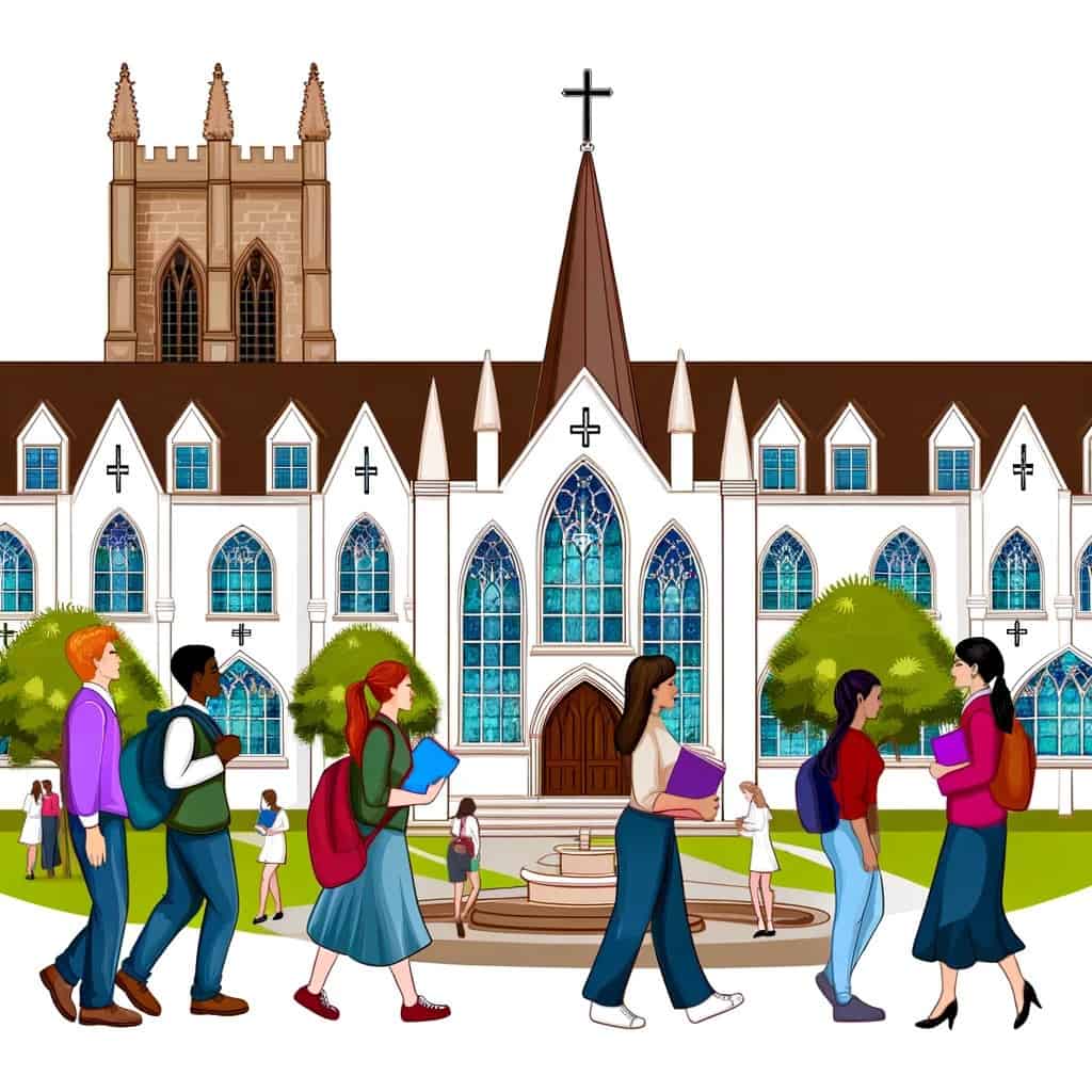 Simple Christian College Campus