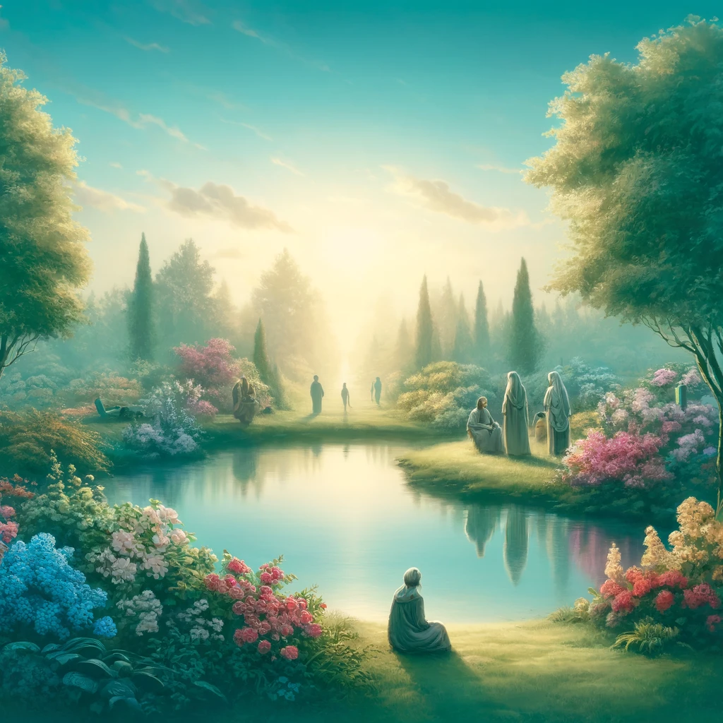 Peaceful Garden Metaphor