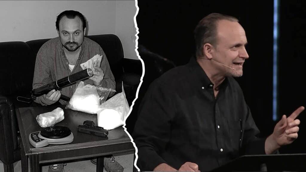 Dale Sutherland as an undercover cop and later as a preacher.