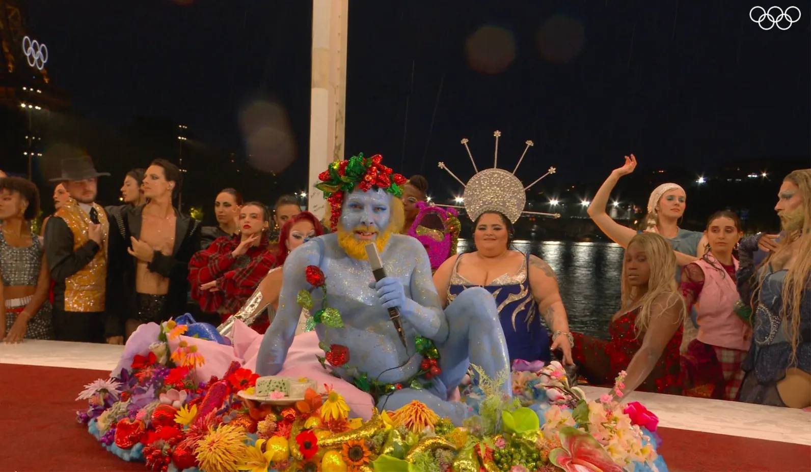 Bacchanal scene at Olympic Opening