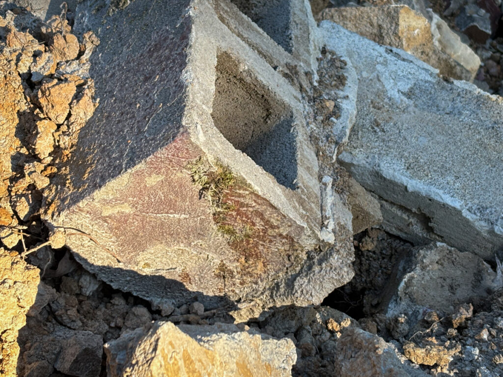 Project 2025: Reforms to NOAA and other critical agencies Old cinder block rubble.