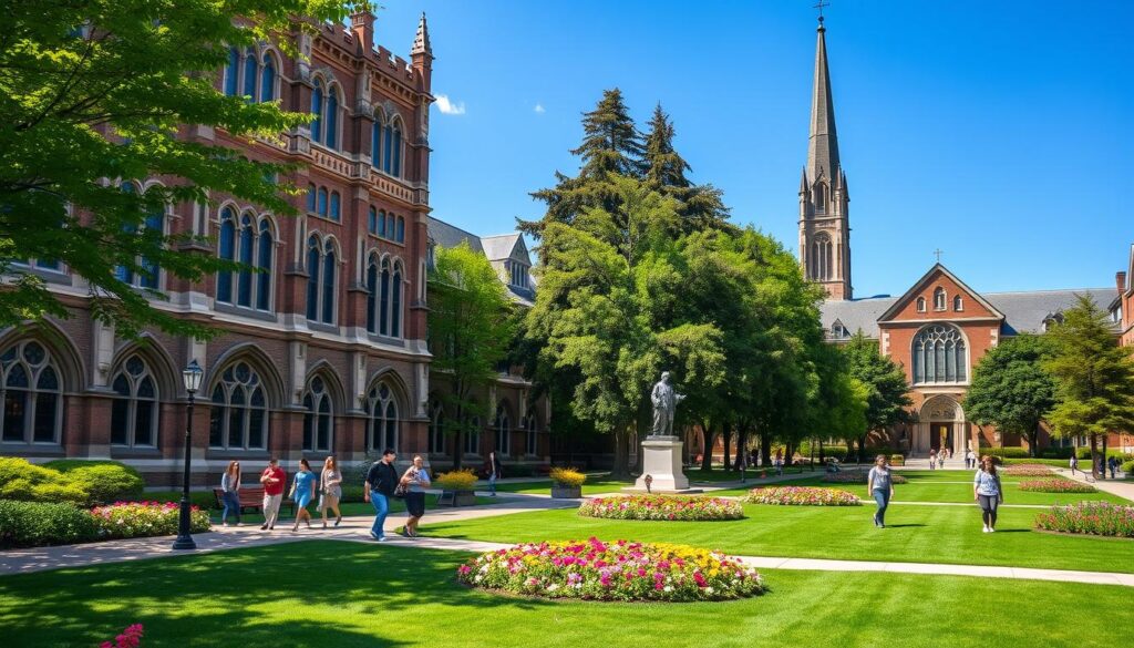 Christian college campus