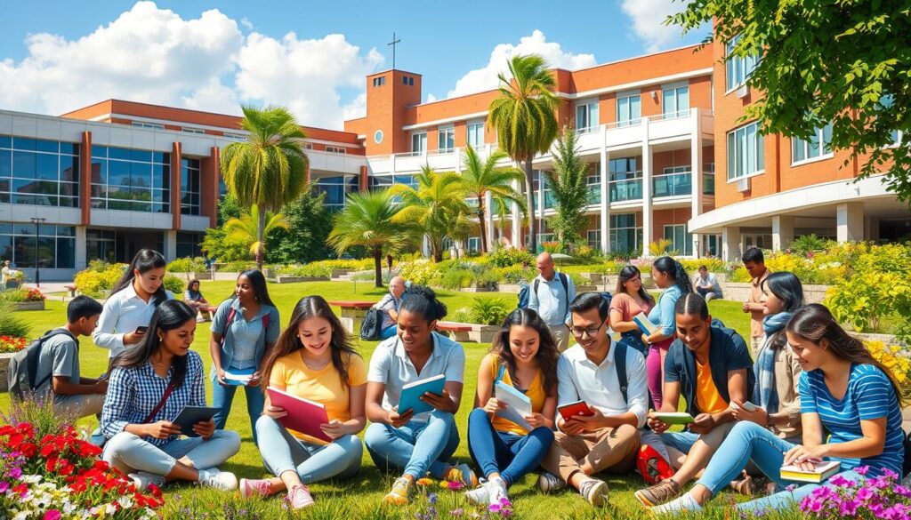 Diverse student population at Christian colleges