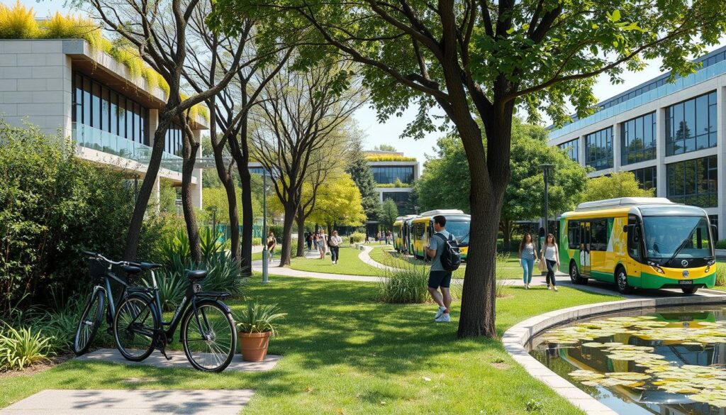 Eco-Friendly Campus Transportation