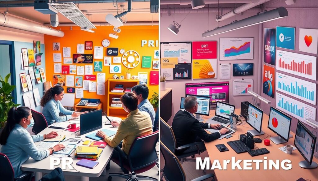 PR vs Marketing Daily Operations PR vs Marketing Daily Operations