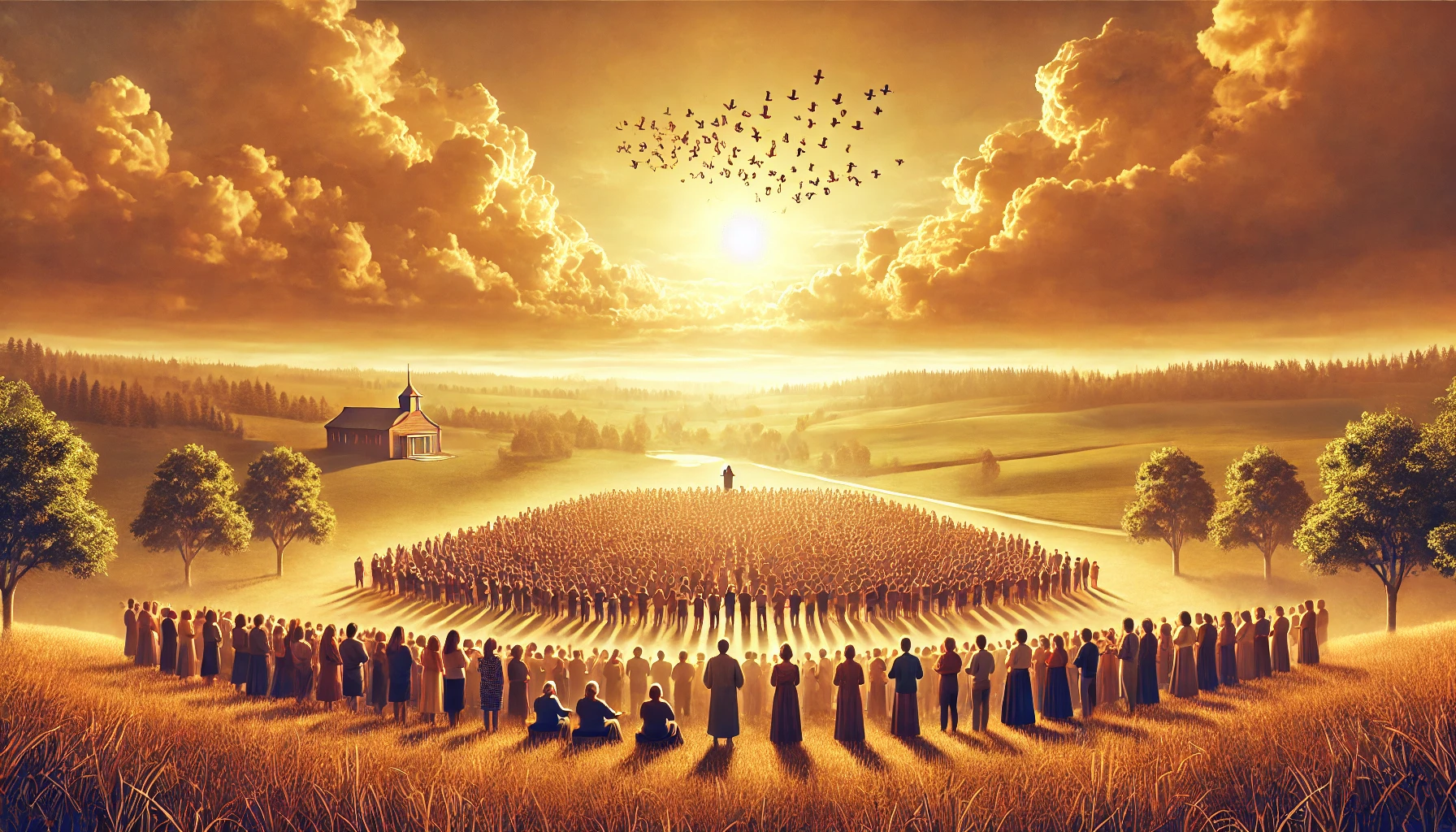 Make a wordless photo-realistic horizontal illustration appropriate for this text:
John 17:4
"I glorified you on the earth. I have accomplished the work which you have given me to do."
Reflection:
Jesusโ declaration challenges believers to live with purpose. Accomplishing Godโs work glorifies Him. This verse encourages us to faithfully fulfill our callings, trusting that our obedience reflects Godโs grace and plan.