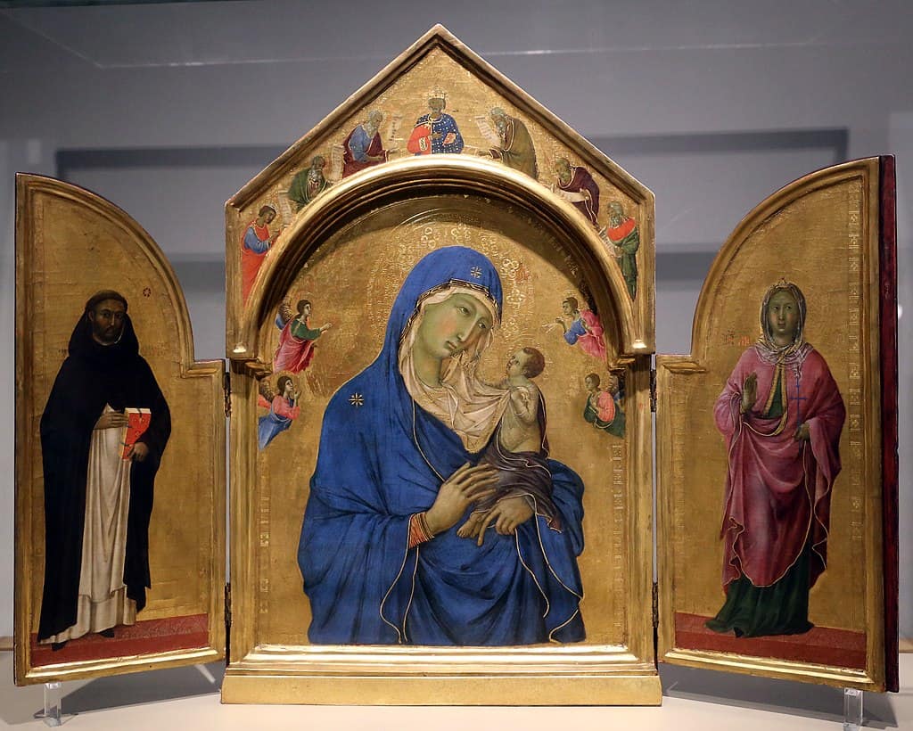 The Virgin and Child with Saints Dominic and Aurea, and Patriarchs and Prophets