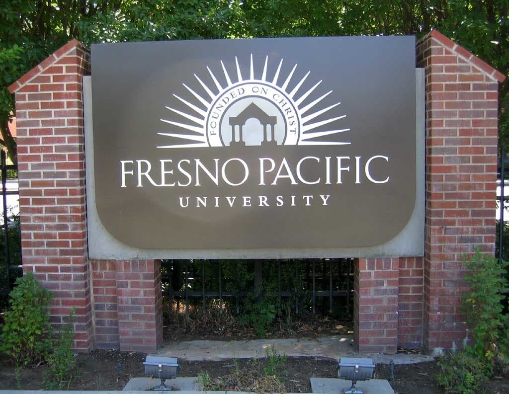 Fresno Pacific University Sign