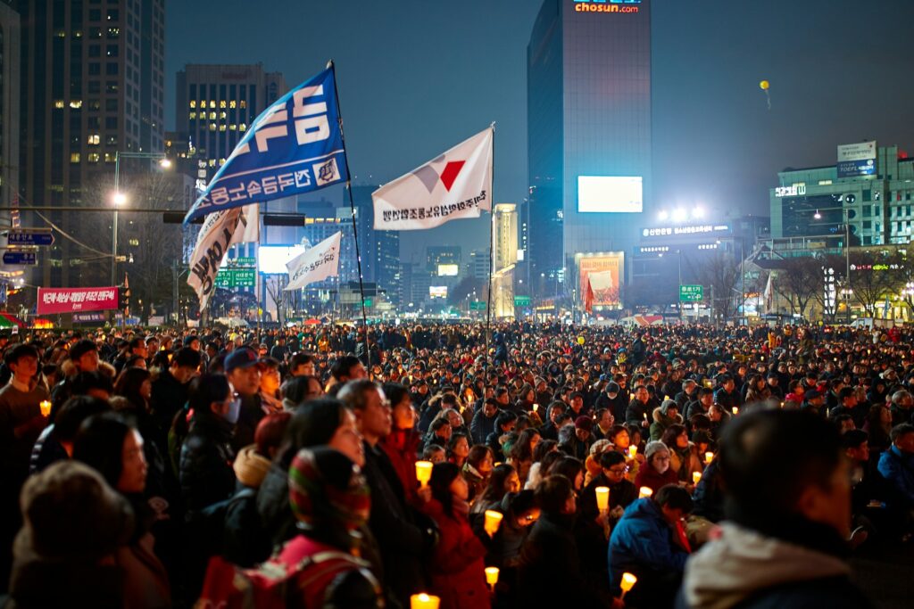 South Korea: Families, impeachment protests and the political landscape Protest in South Korea