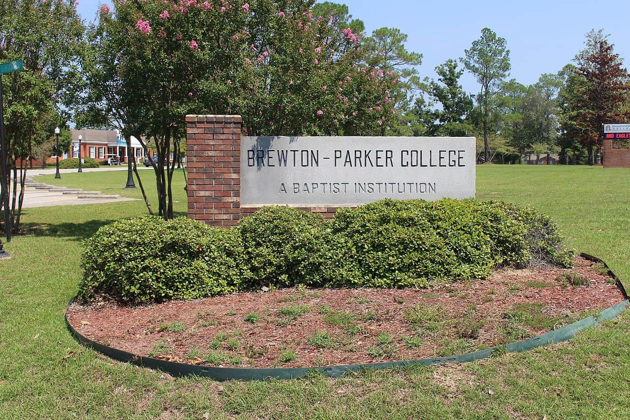 Brewton-Parker College sign Brewton-Parker College sign