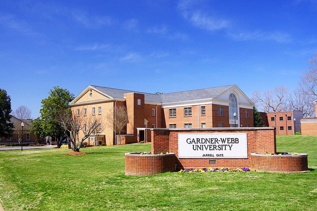 Gardner-Webb entrance Gardner-Webb entrance