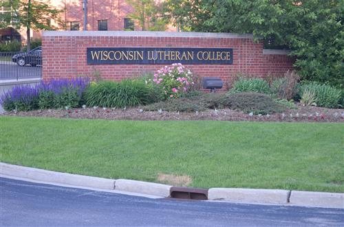Wisconsin Lutheran College sign Wisconsin Lutheran College