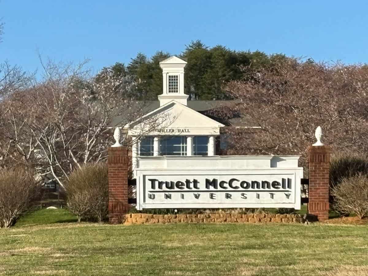 Truett McConnell Sign 2 Truett McConnell Sign 2