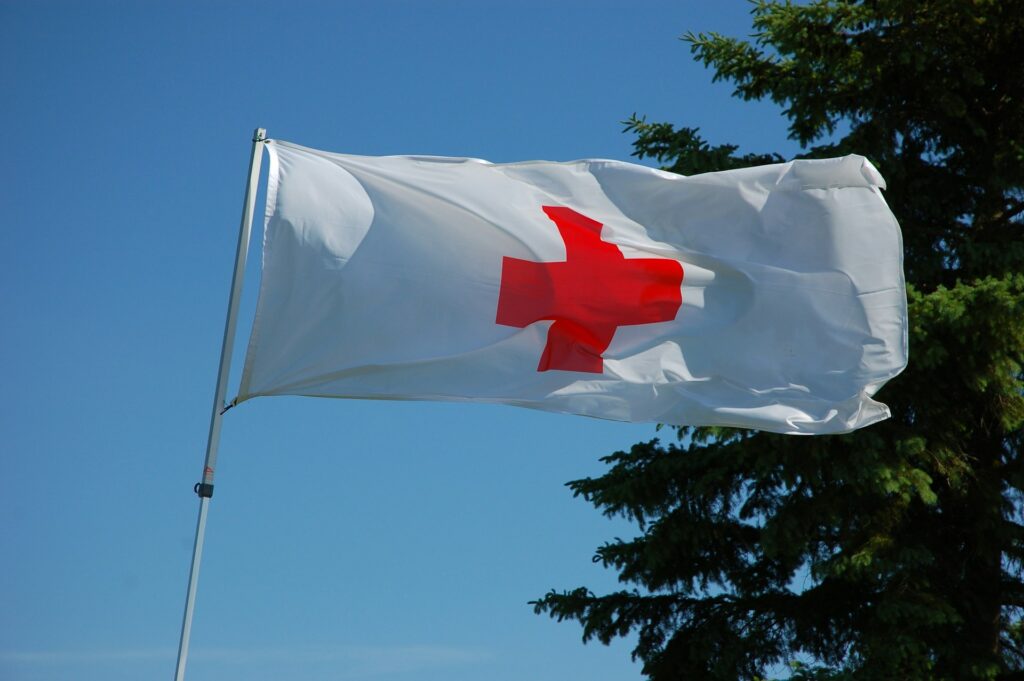 Canadian Red Cross flag
