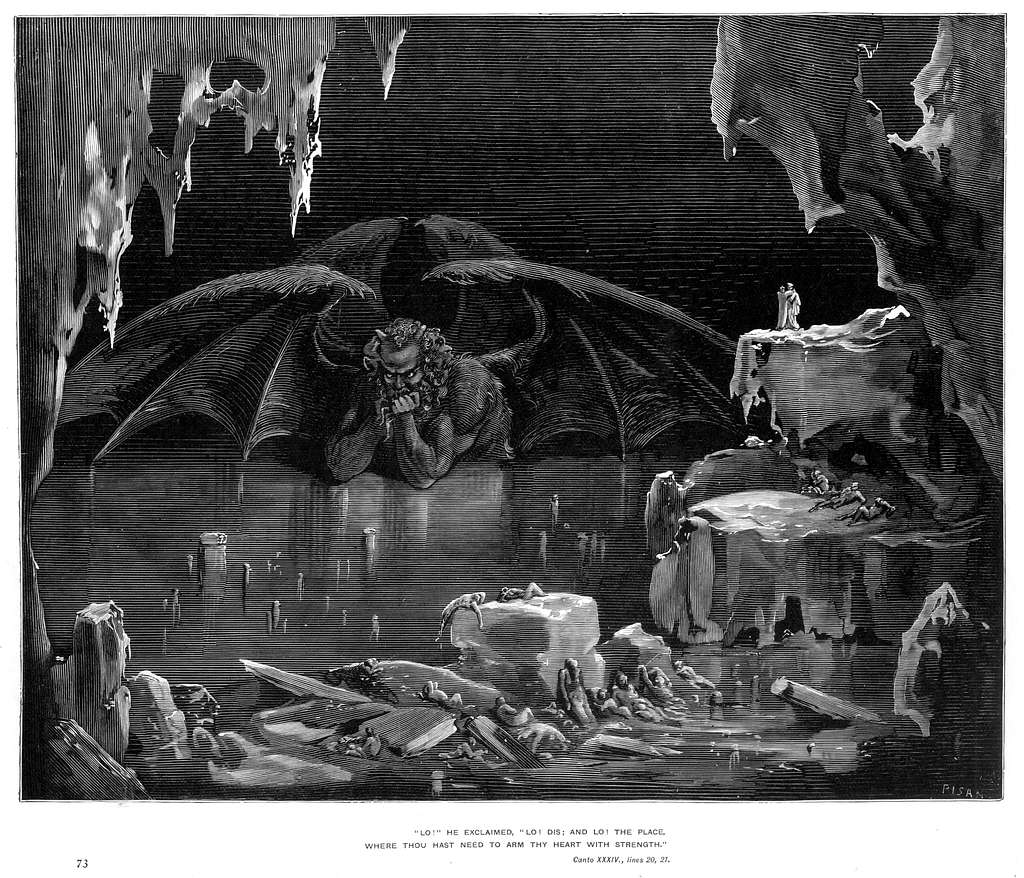 Vision of Hell by Gustave Dore