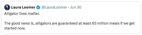 Alligator Food Tweet