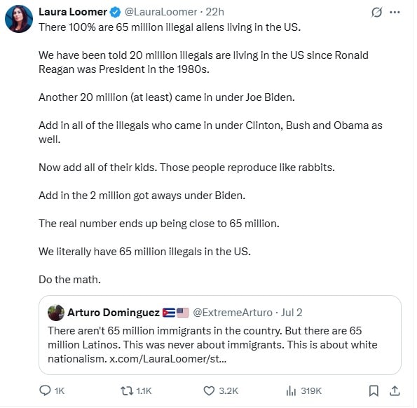 Laura Loomer 65 million