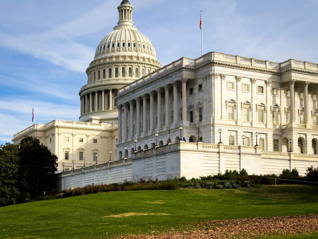 The Washington DC Capitol.