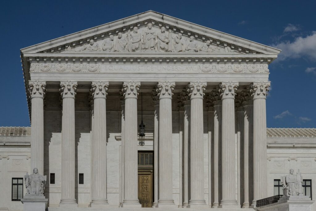 Fox News and Newsmax election lawsuits shake trust in media Capitol Hill in Washington DC.
