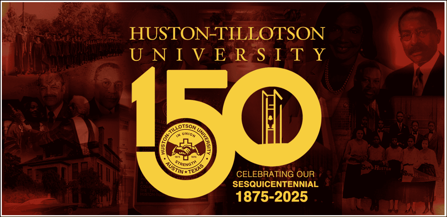 Huston-Tillotson University ad screenshot