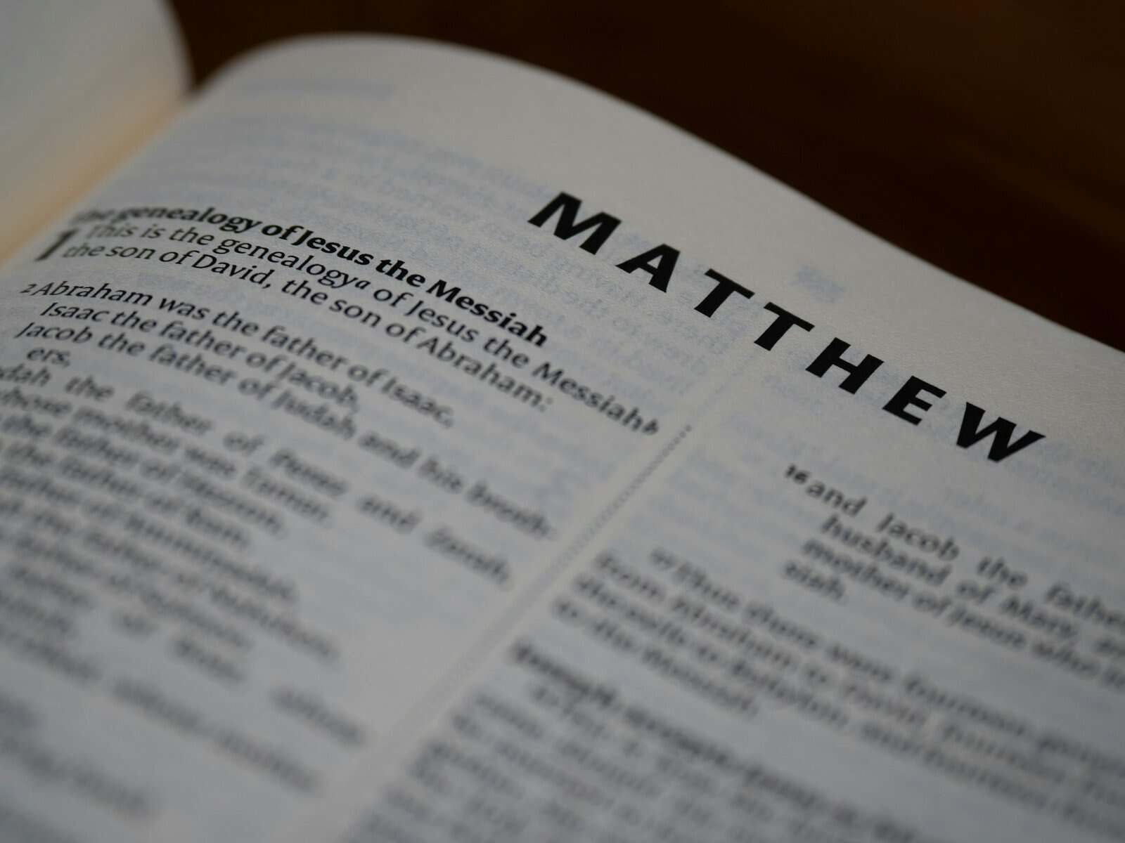 The book of Matthew.