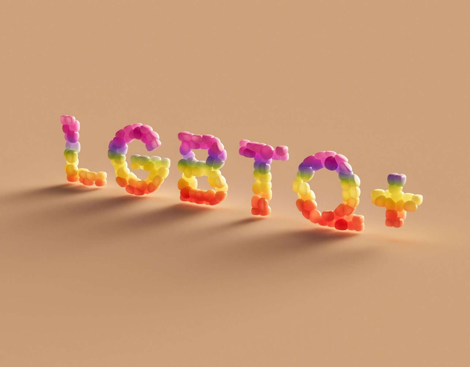 LGBTQ written in balloons