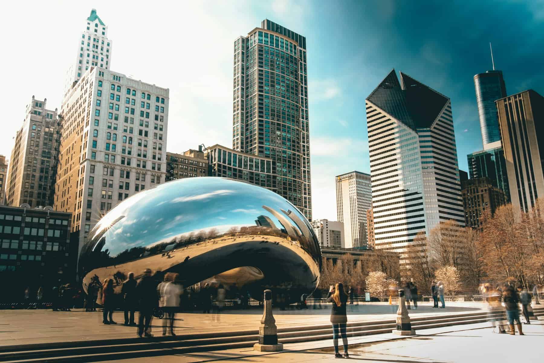 Chicago's Bean sculpture